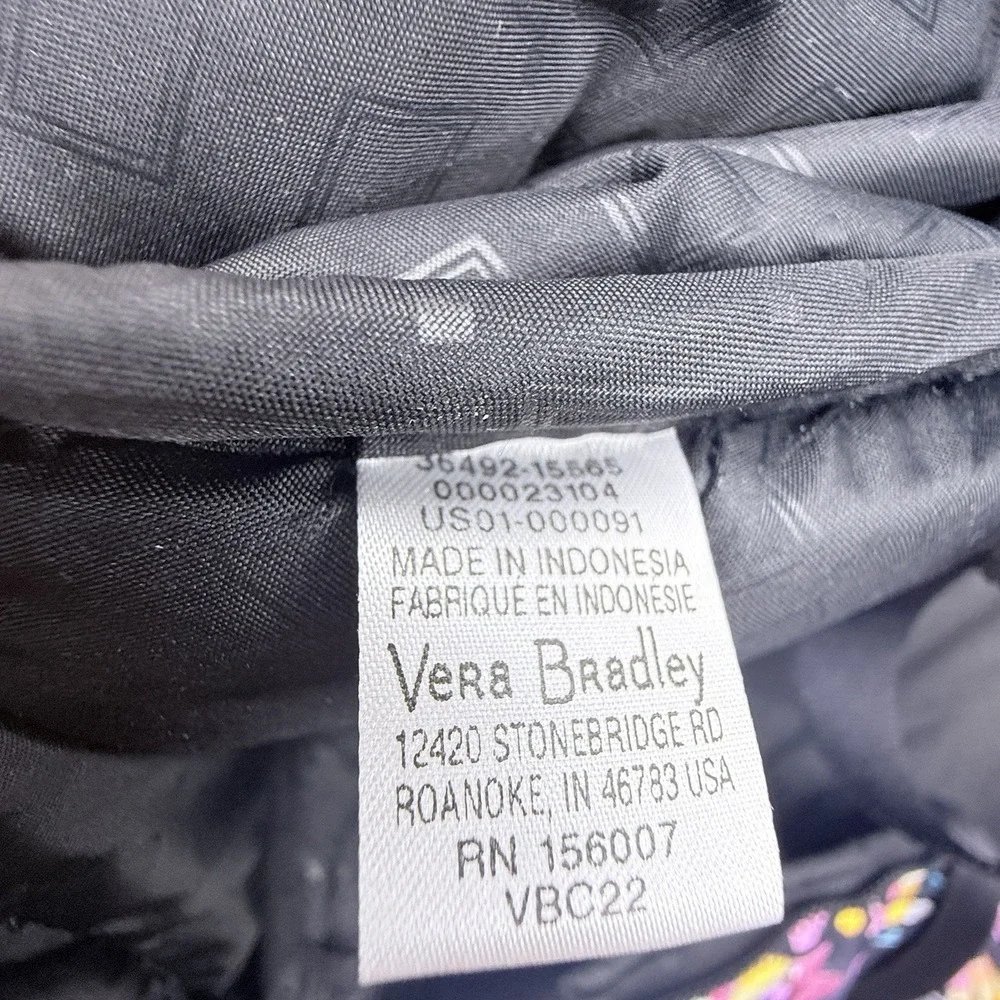 Y2K Vera Bradley Floral Laptop Backpack Whimsy Floral School College Travel Bag